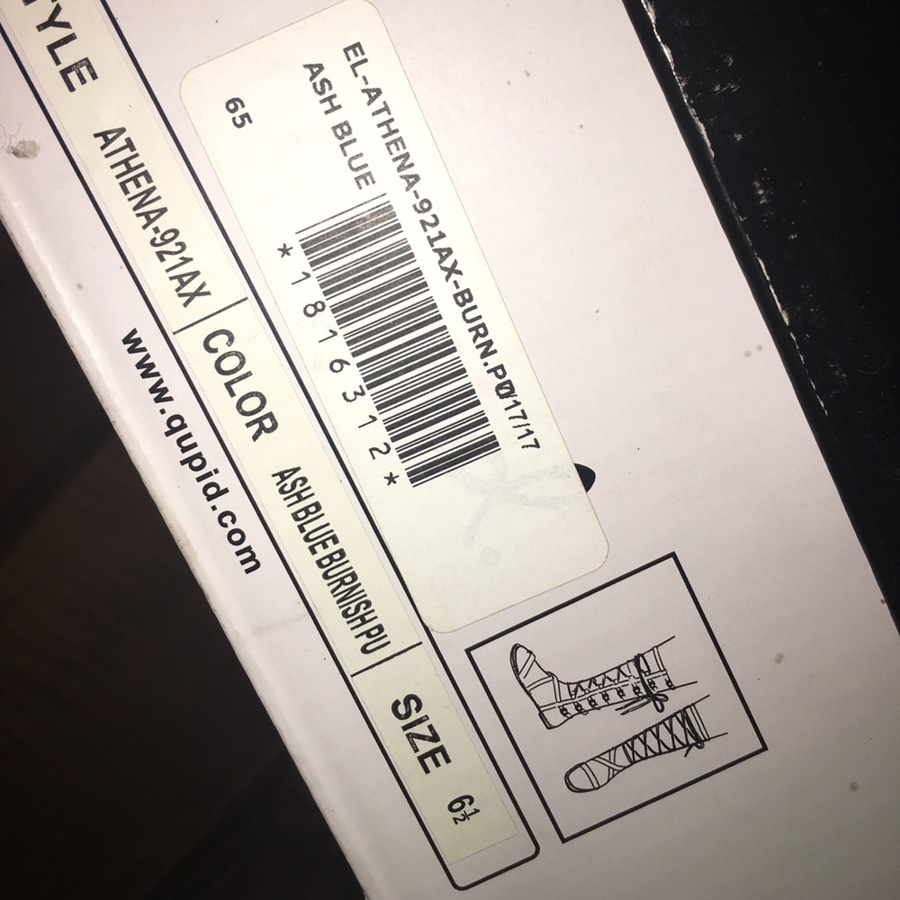 Ash Blue Gladiator Sandals